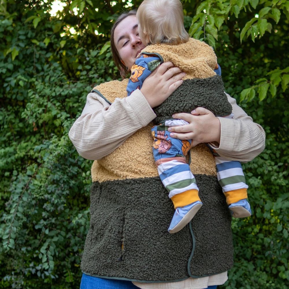 Partnerlook Weste Bluely & Mini Weste Bluely