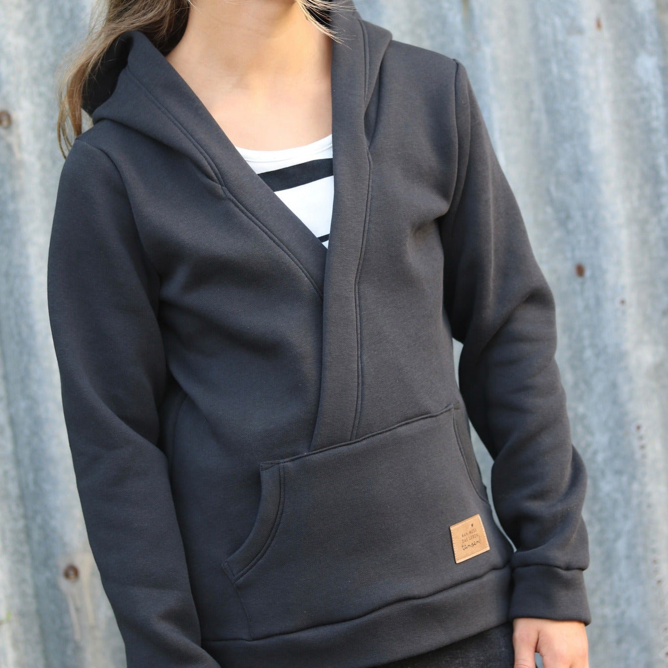 Mini sweat à capuche taille confortable 104 - 164