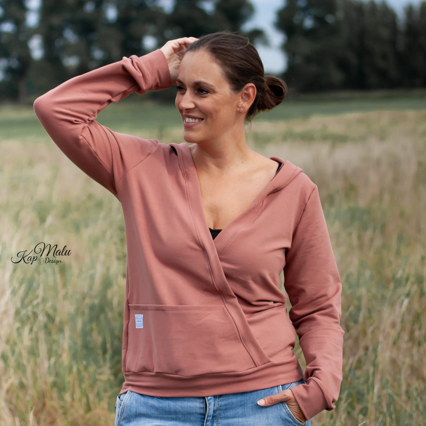 Sweat à capuche taille confortable 32-52