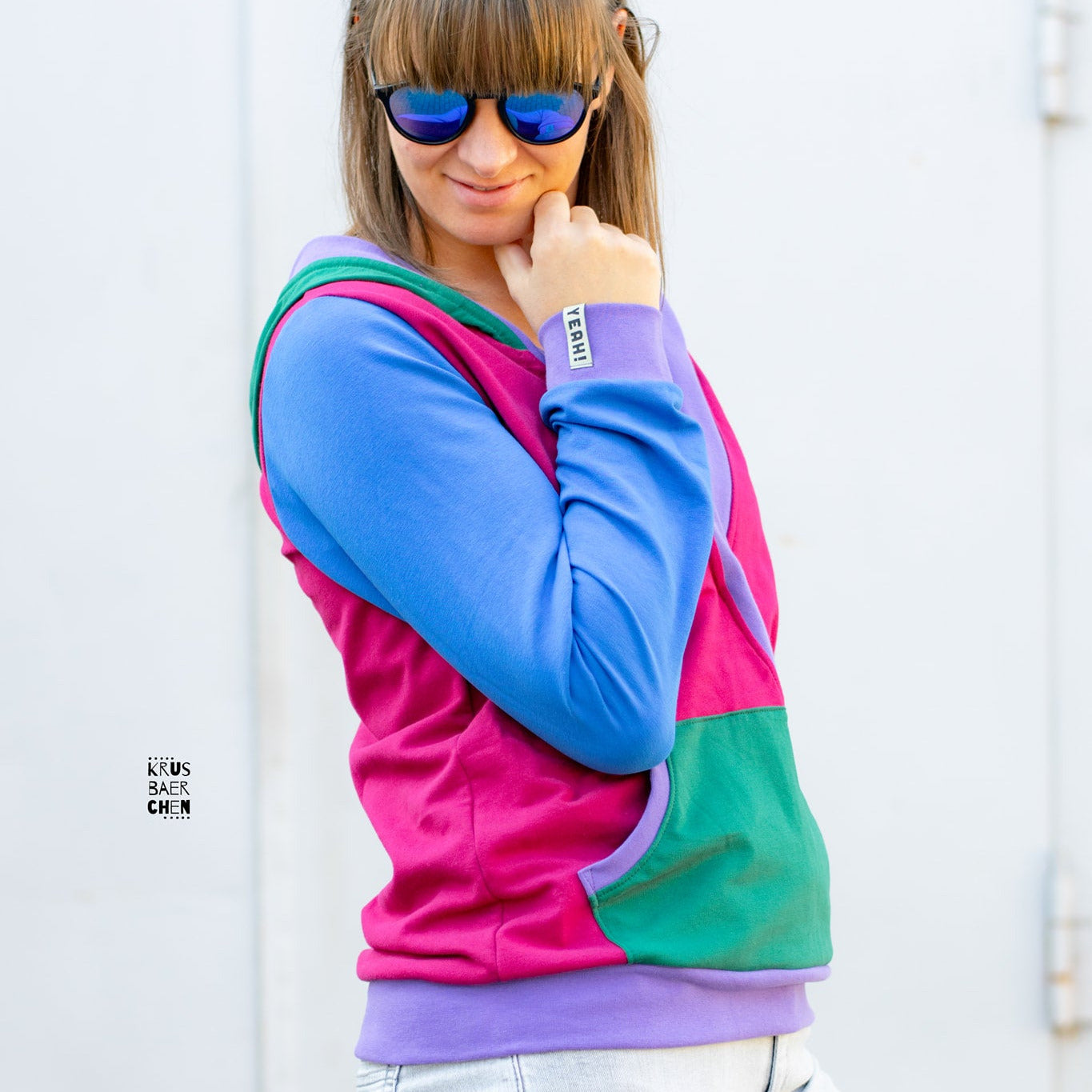 Sweat à capuche taille confortable 32-52
