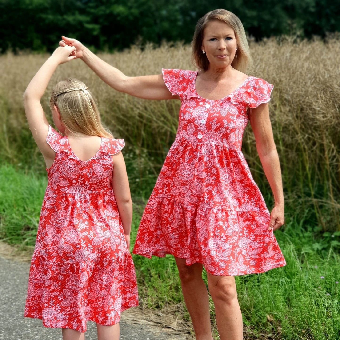 Chemise et robe Kathrin et Mini Kathrin de Partnerlook