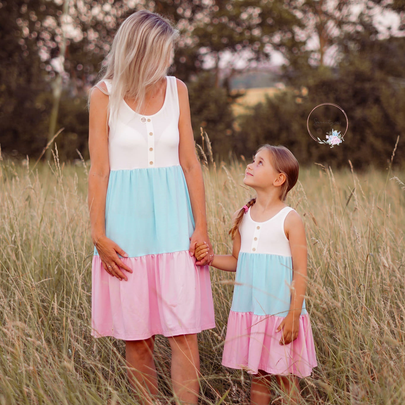Chemise et robe Kathrin et Mini Kathrin de Partnerlook