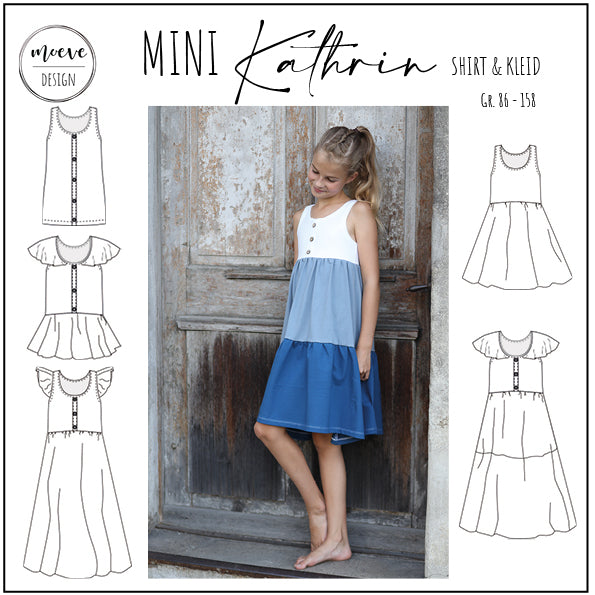 Taille du débardeur et de la robe Mini Kathrin 86 - 164