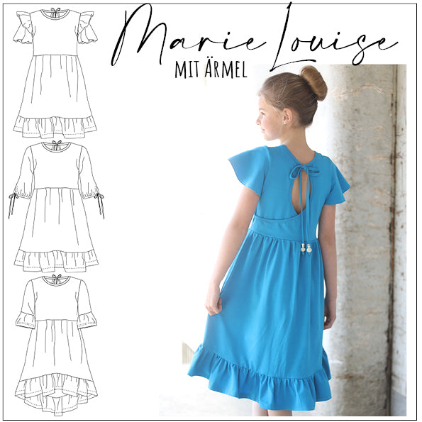 Marie-Louise avec taille de manches 86 - 158
