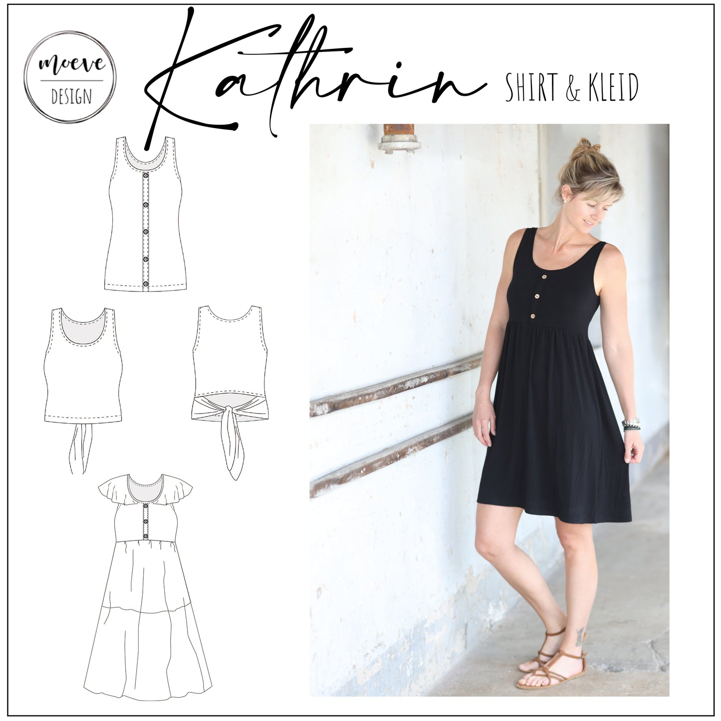 Taille de la chemise et de la robe Kathrin 30 - 46