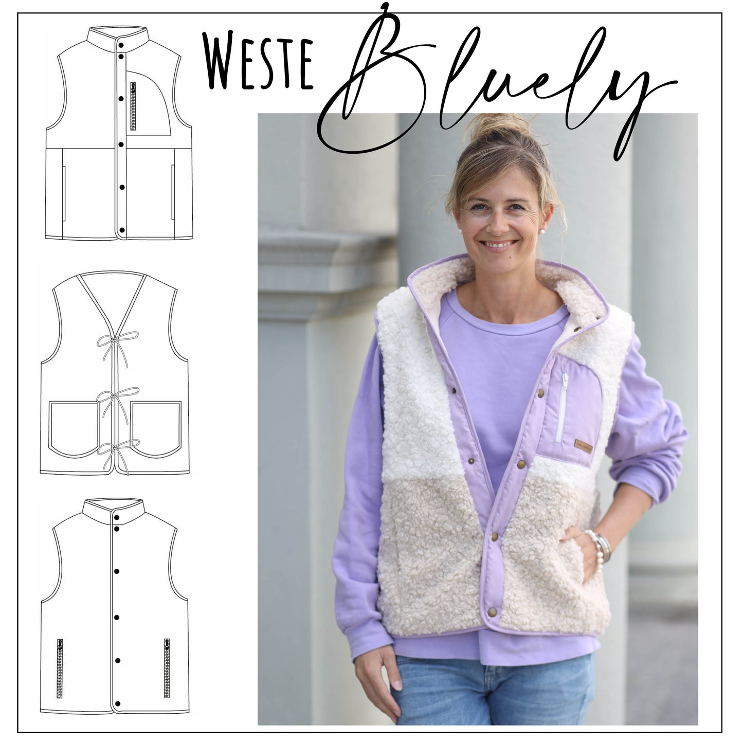 Weste Bluely Gr. 32 - 52