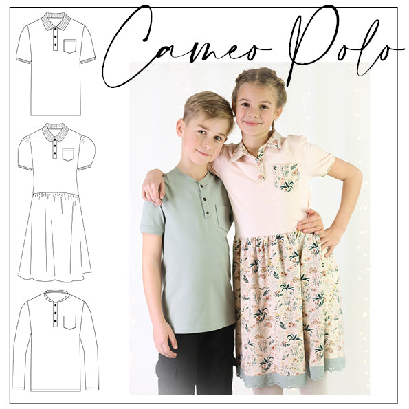 Cameo Polo Shirt & Kleid Gr. 86 - 164