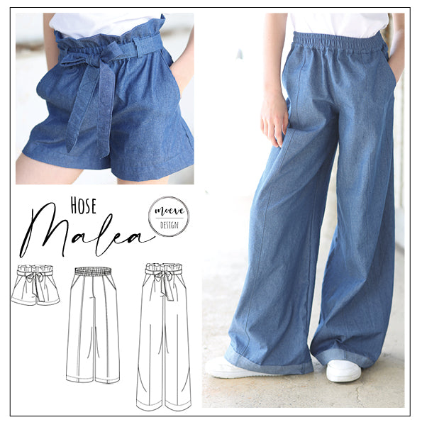 Pantalon Malea (short, culotte, palazzo) taille 86 - 164