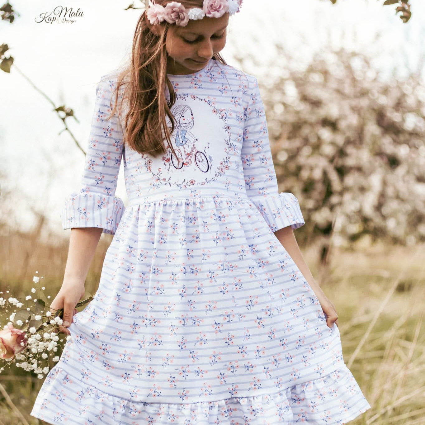 Marie-Louise avec taille de manches 86 - 158