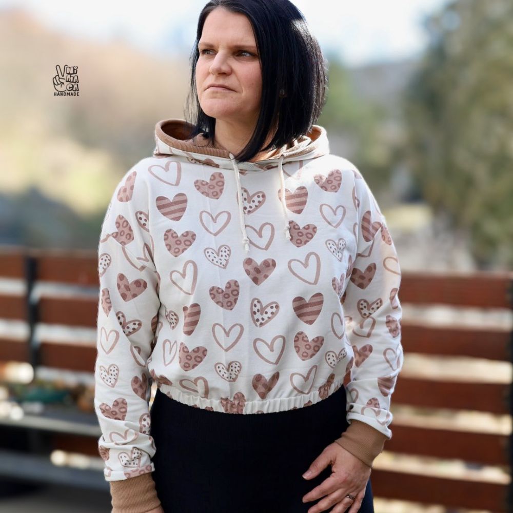 Schnittmuster Hoodie und Kleid Wiisshornblick Gr. 32 - 52