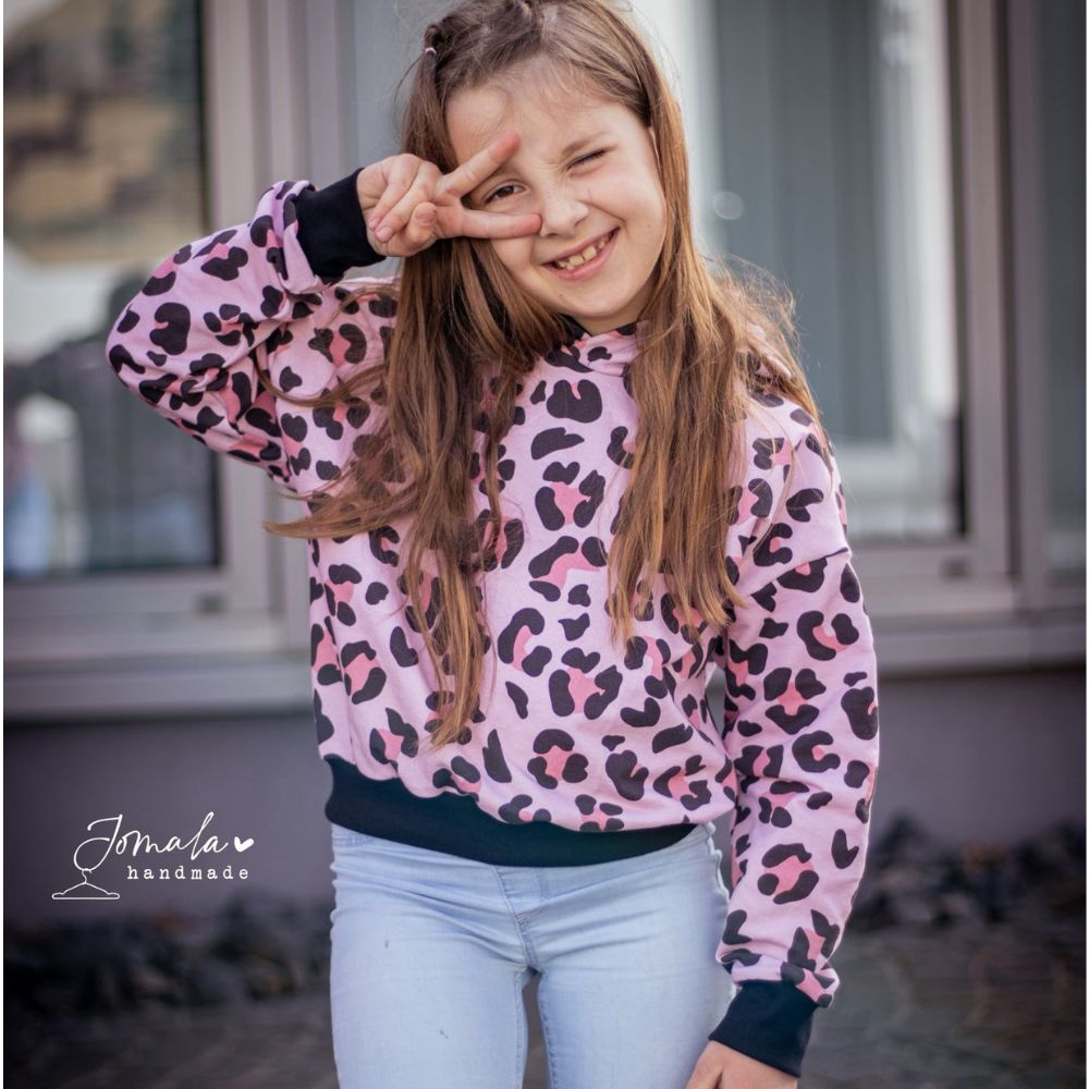 Schnittmuster Mini Hoodie und Kleid Wiisshornblick Gr. 86 - 164