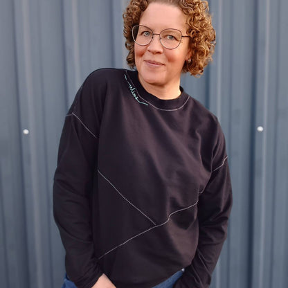 Schnittmuster Hoodie und Kleid Wiisshornblick Gr. 32 - 52