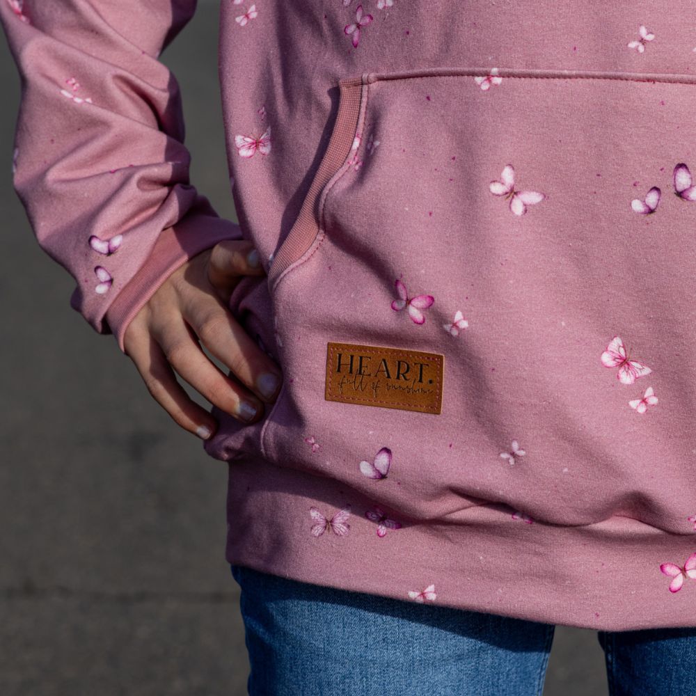 Schnittmuster Mini Hoodie und Kleid Wiisshornblick Gr. 86 - 164