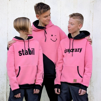 Schnittmuster Mini Hoodie und Kleid Wiisshornblick Gr. 86 - 164