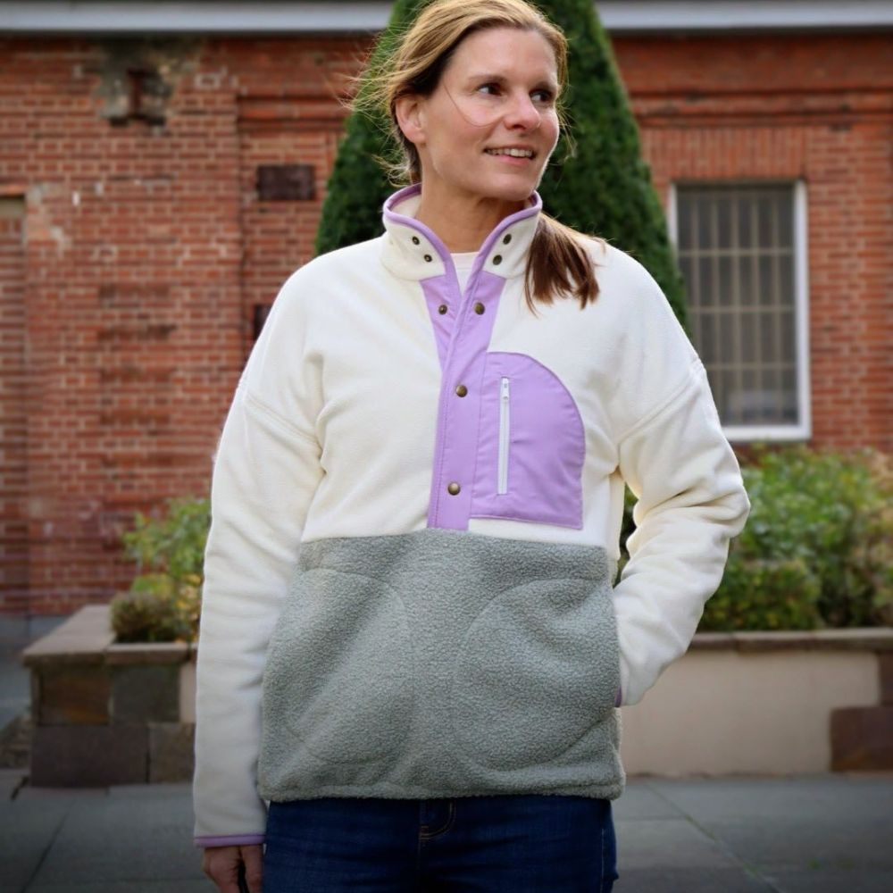 Sewing pattern Jacket & Quarter-zip Maloney EU 32 - 52 / US 0 - 20