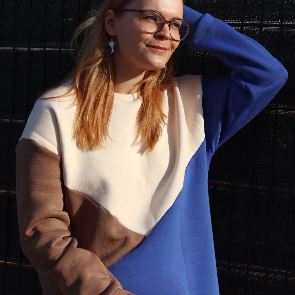 Schnittmuster Hoodie und Kleid Wiisshornblick Gr. 32 - 52