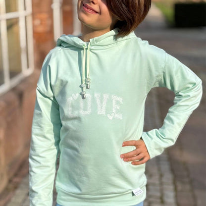 Schnittmuster Mini Hoodie und Kleid Wiisshornblick Gr. 86 - 164