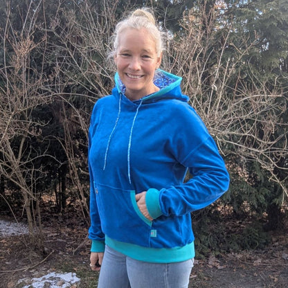 Schnittmuster Hoodie und Kleid Wiisshornblick Gr. 32 - 52