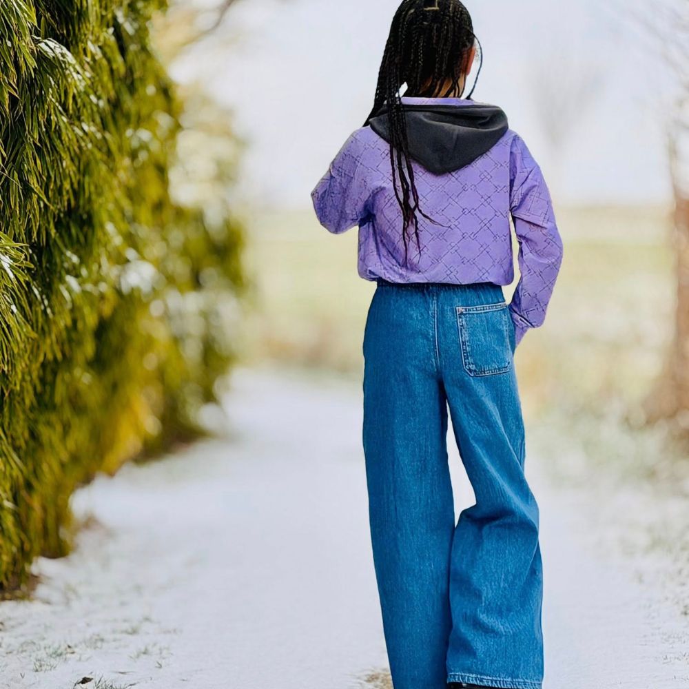 Schnittmuster Mini Hoodie und Kleid Wiisshornblick Gr. 86 - 164