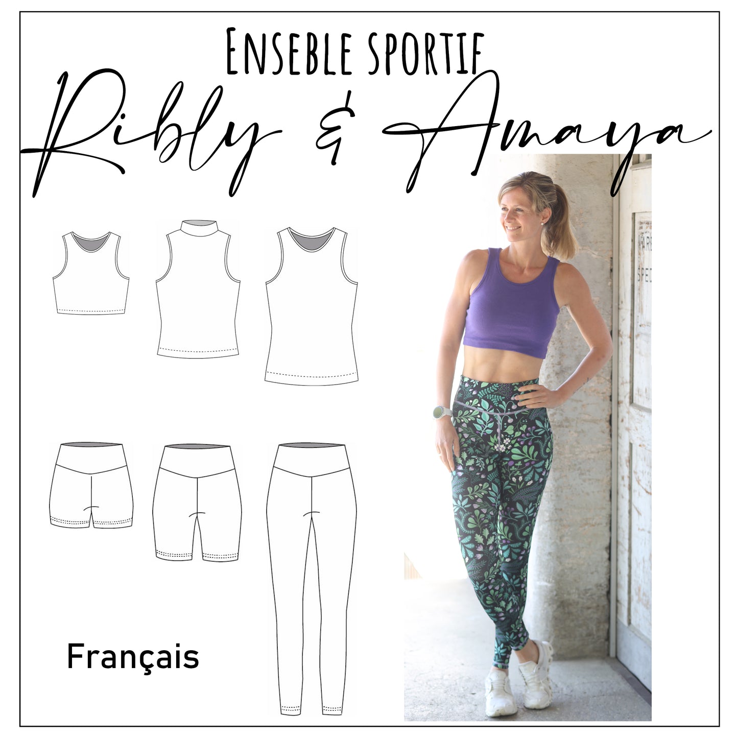 Patron de couture Ensemble sportif EU 32 - 52