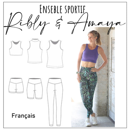 Patron de couture Ensemble sportif EU 32 - 52