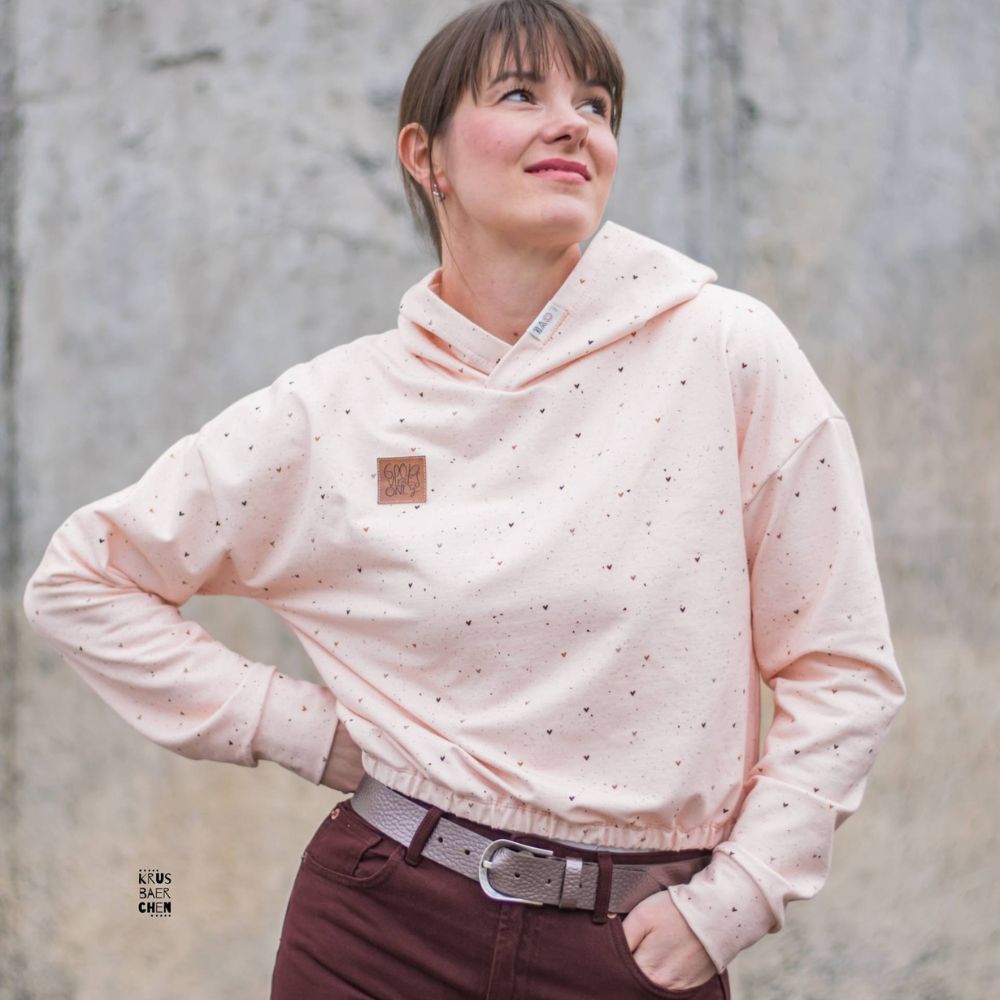 Schnittmuster Hoodie und Kleid Wiisshornblick Gr. 32 - 52