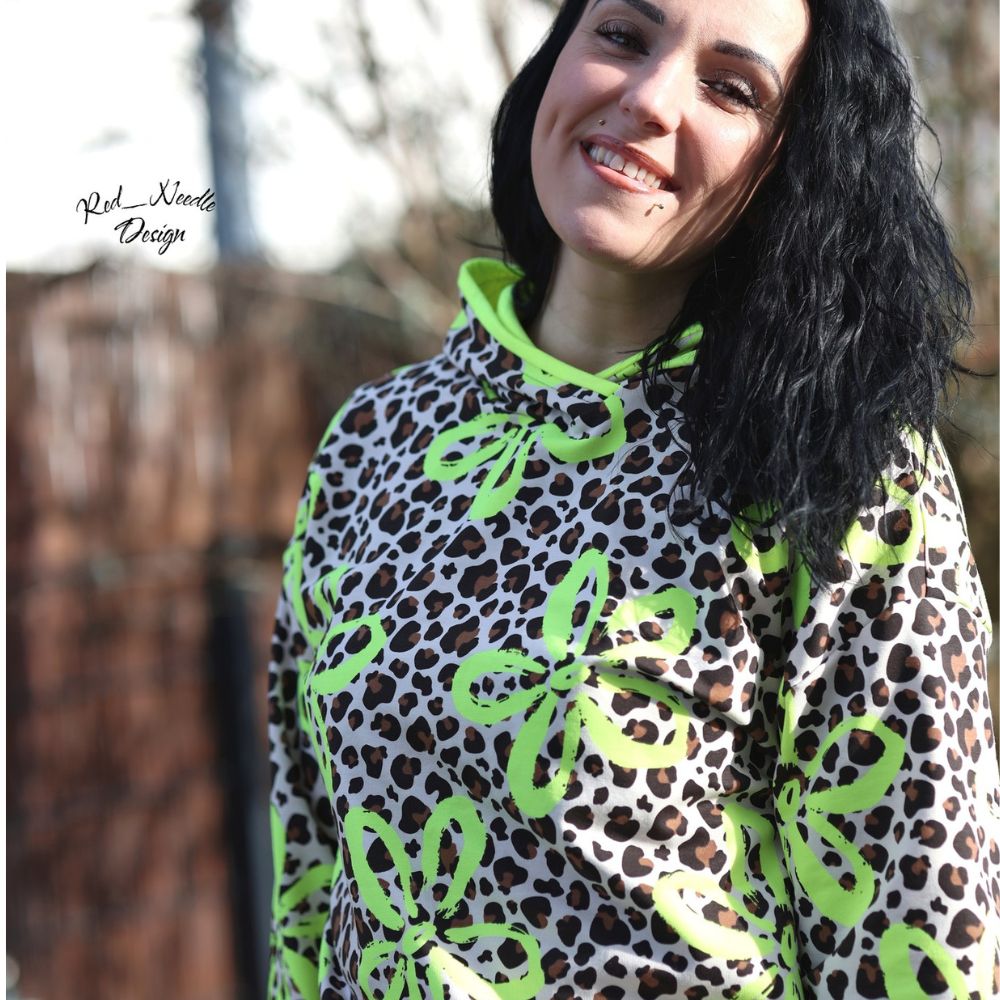 Schnittmuster Hoodie und Kleid Wiisshornblick Gr. 32 - 52