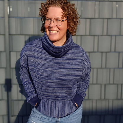 Schnittmuster Hoodie und Kleid Wiisshornblick Gr. 32 - 52