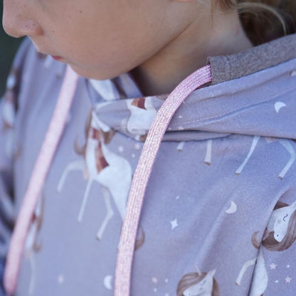 Schnittmuster Mini Hoodie und Kleid Wiisshornblick Gr. 86 - 164