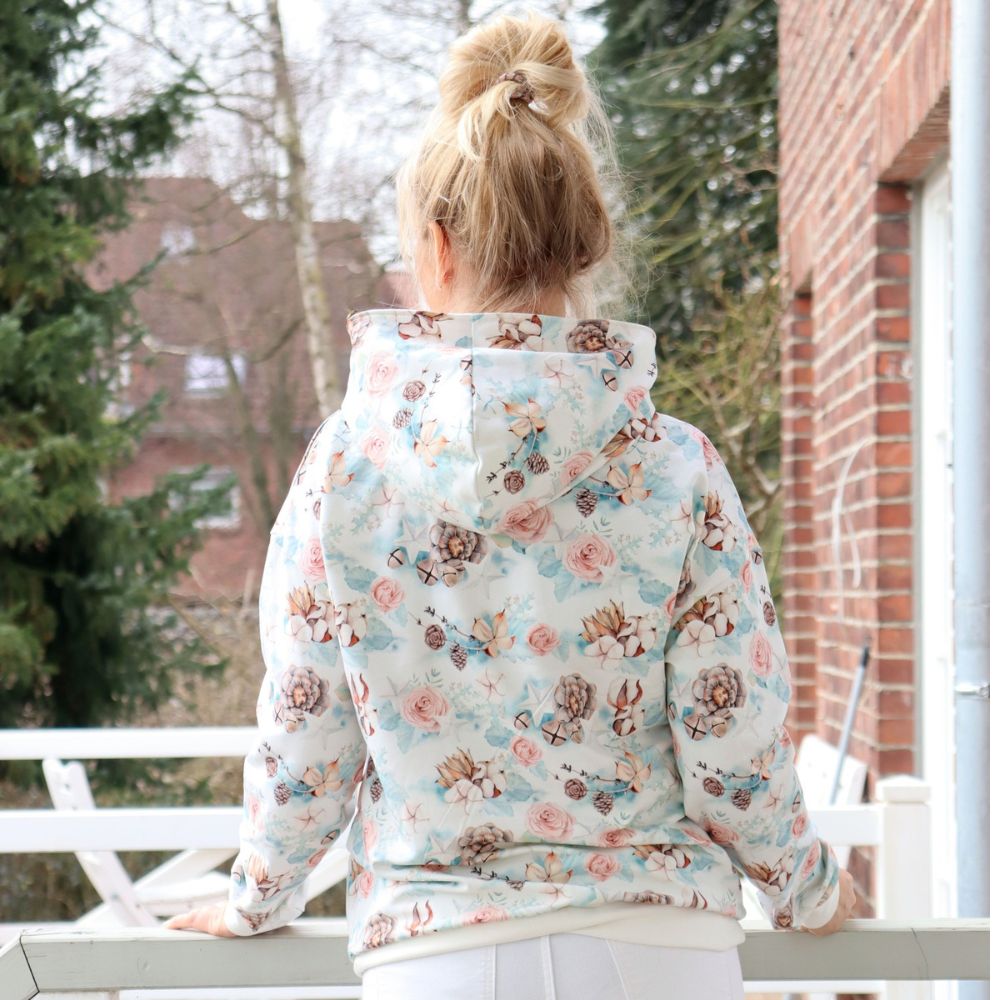 Schnittmuster Hoodie und Kleid Wiisshornblick Gr. 32 - 52