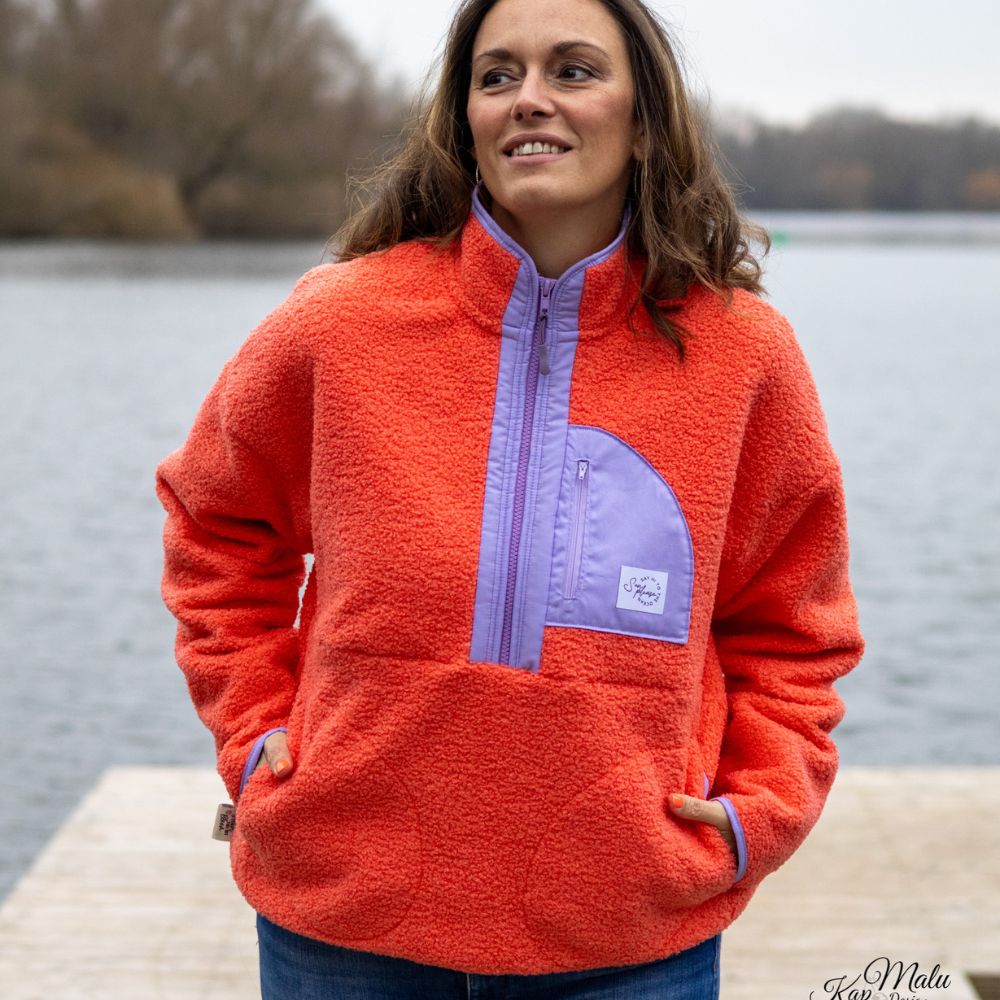 Sewing pattern Jacket & Quarter-zip Maloney EU 32 - 52 / US 0 - 20