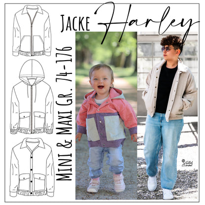 oversize Jacke Harley Mini & Maxi Gr. 74 - 176