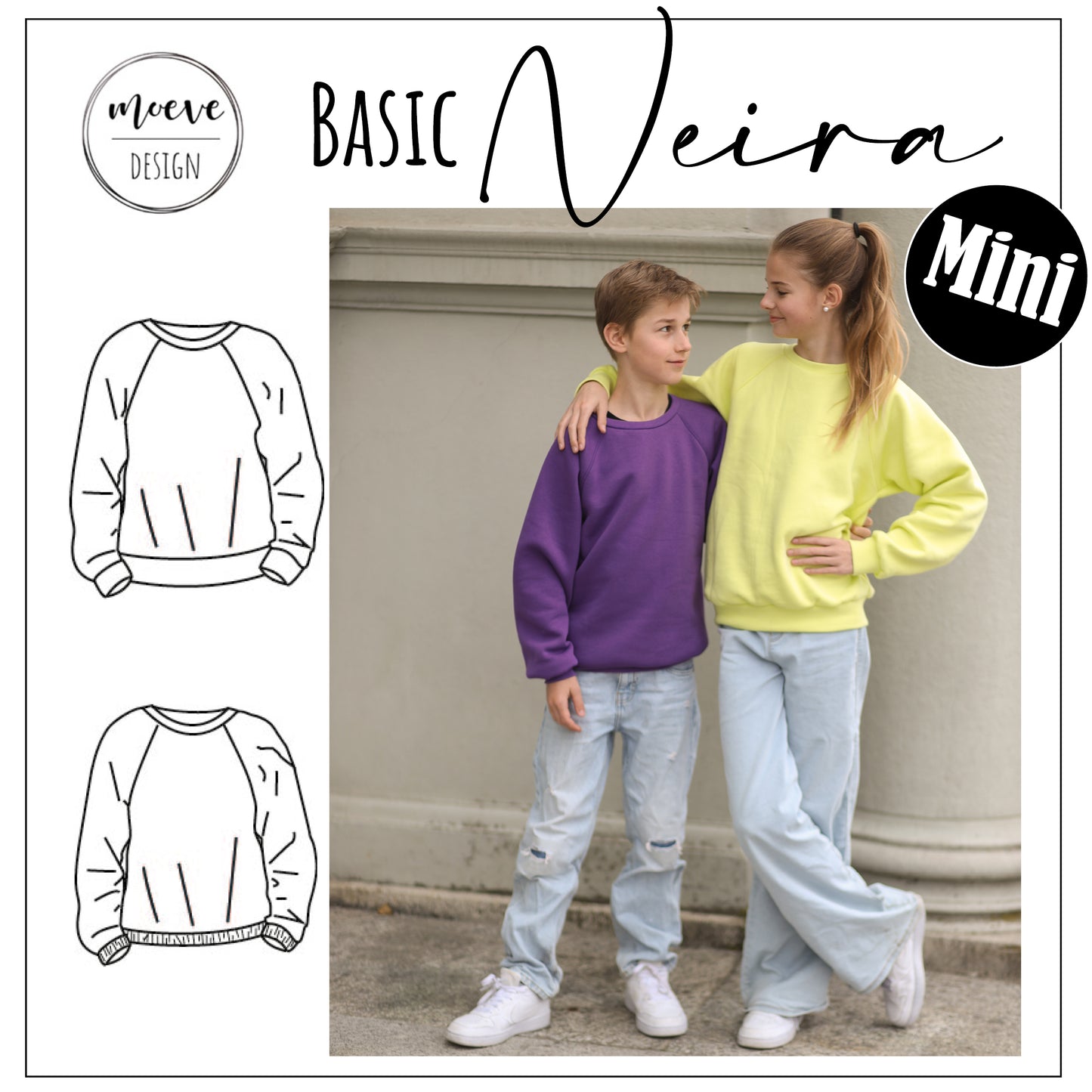 Schnittmuster Mini Basic Neira Gr. 86 - 176