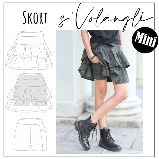 Mini Skort s'Volängli Gr. 86 - 158
