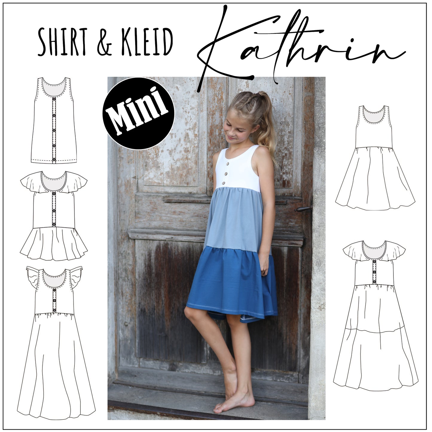 Mini Kathrin tank top and dress size 86 - 164