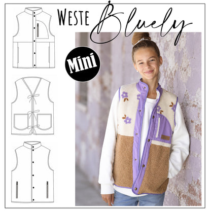 Mini Weste Bluely Gr. 86 - 176