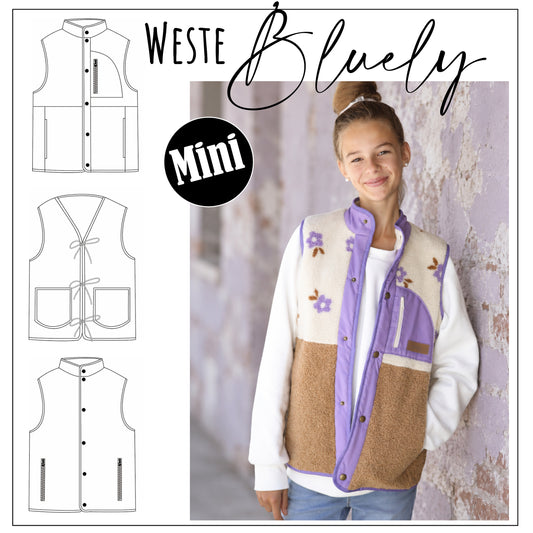 Mini Weste Bluely Gr. 86 - 176